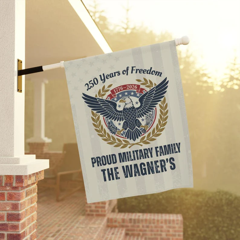 250 Years Of Freedom 1776 Veteran Family Flag - Gift For Patriotic, Veterans | HN02 - Image 3