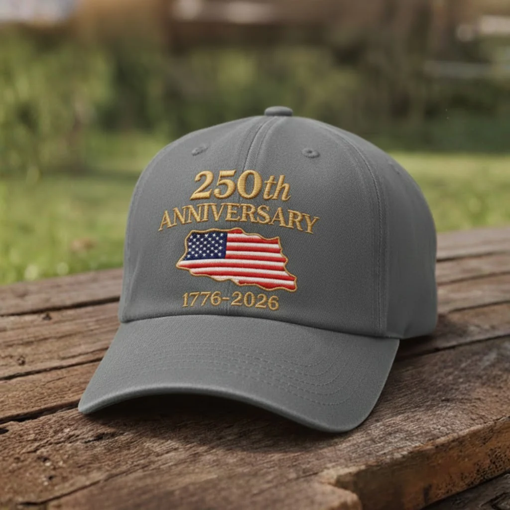 250th Anniversary 1776-2026 -Embroidered Cap - Gift For Patriotic HN02 - Image 4
