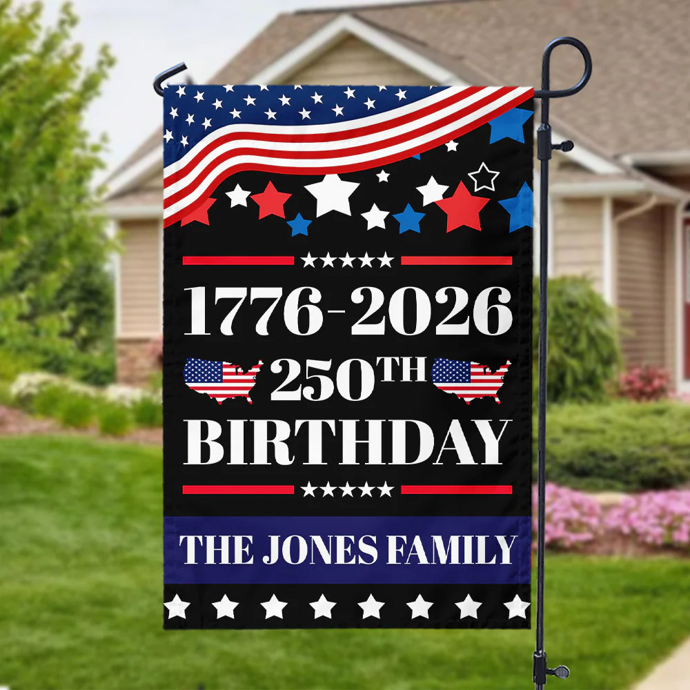 250th Anniversary 1776 - 2026 - Personalized Flag - Patriotic Gift For Family HN02 - Image 4