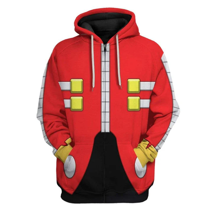Sonic Dr Eggman Costume Cosplay Hoodie - Image 2