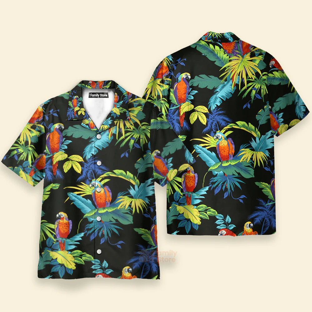 Jim Carrey In Ace Ventura Pet Detective Costumes Movies Aloha Hawaiian Shirt - Image 2
