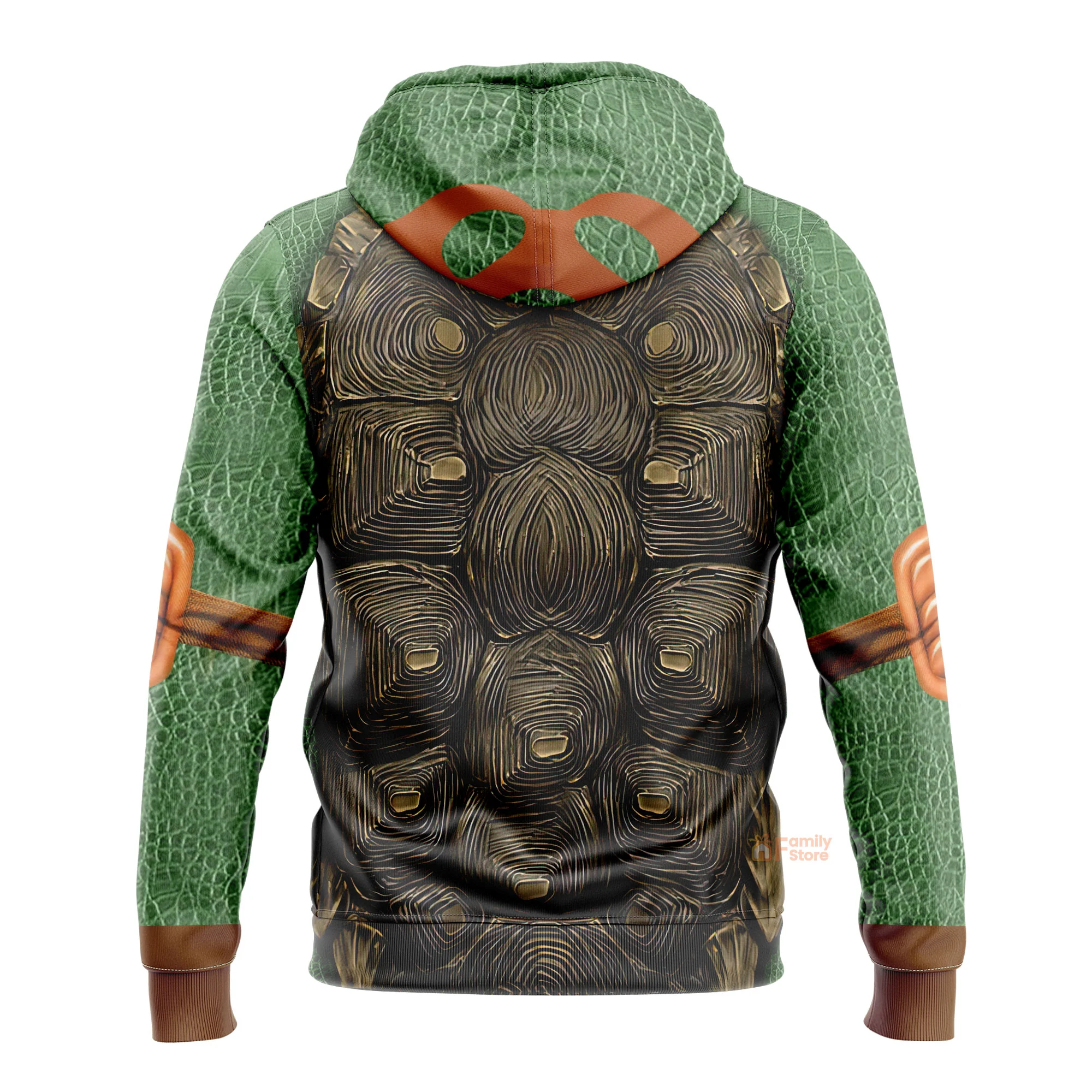 Michelangelo Tmnt Mike Mikey Cosplay Hoodie For Men & Women - Image 4