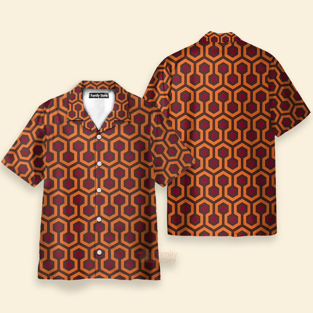 Overlook Hotel Carpet The Shining Cosplay - Hawaiian Shirt PN201006Lb - Image 2