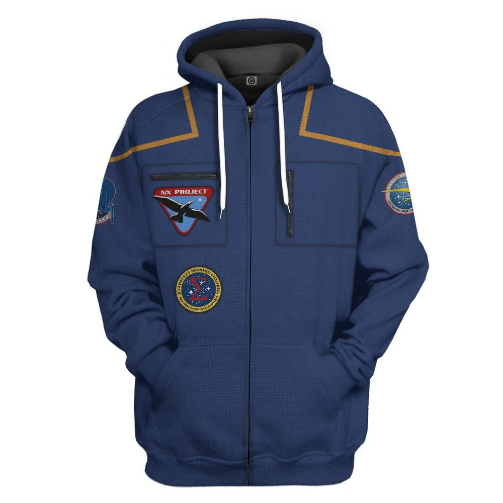 SaTr Jonathan Archer Hoodie For Men And Women - Image 2