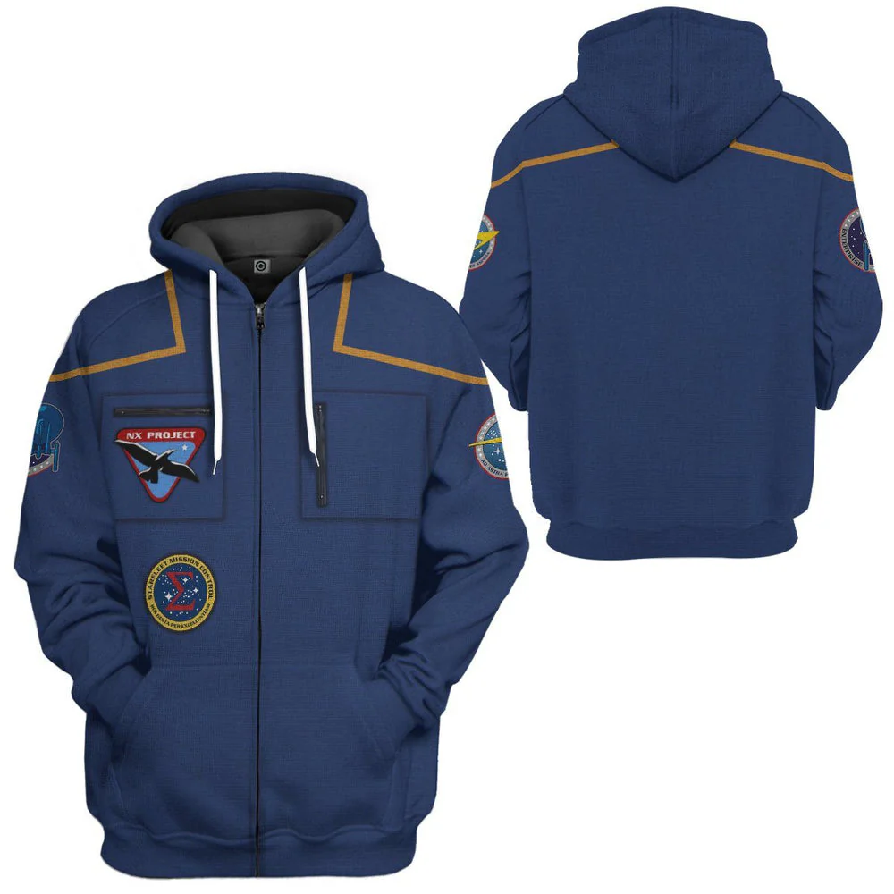 SaTr Jonathan Archer Hoodie For Men And Women - Image 4