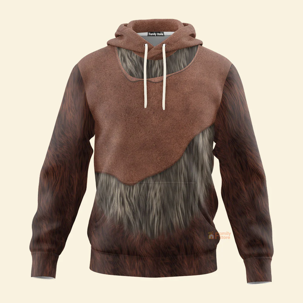 Stwa Ewok Costume Cosplay - Hoodie - Image 3