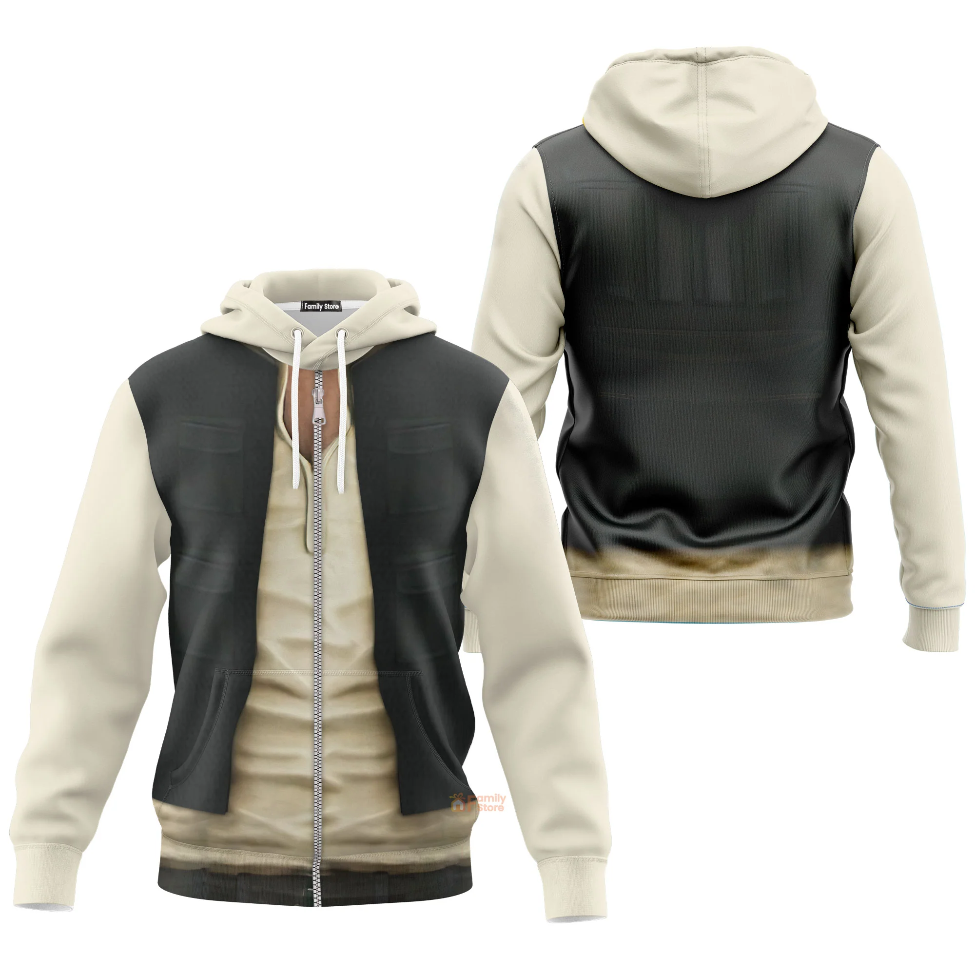 Stwa Han Solo Set Hoodie For Men - Image 5