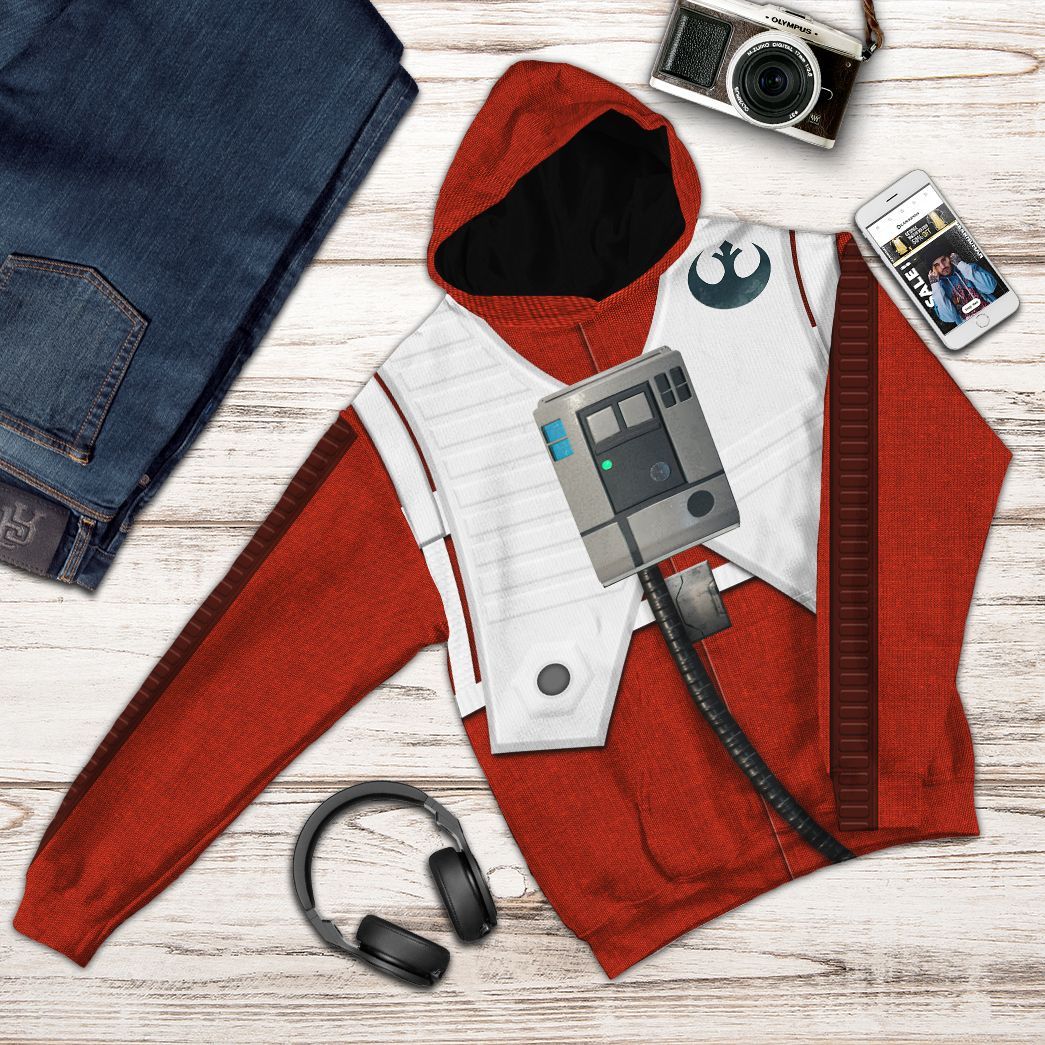 Stwa Poe Dameron Hoodie For Men - Image 4