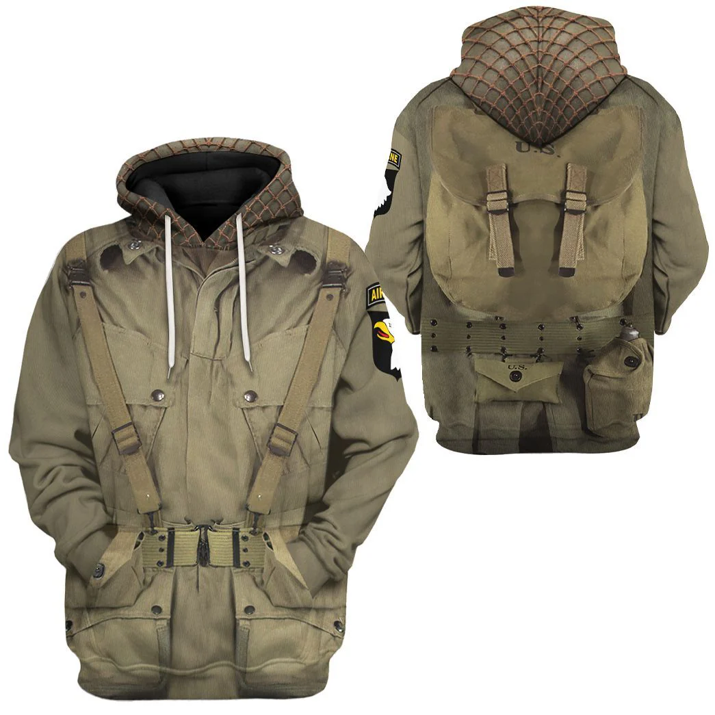 WW2 Paratroopers Hoodie For Men - Image 2