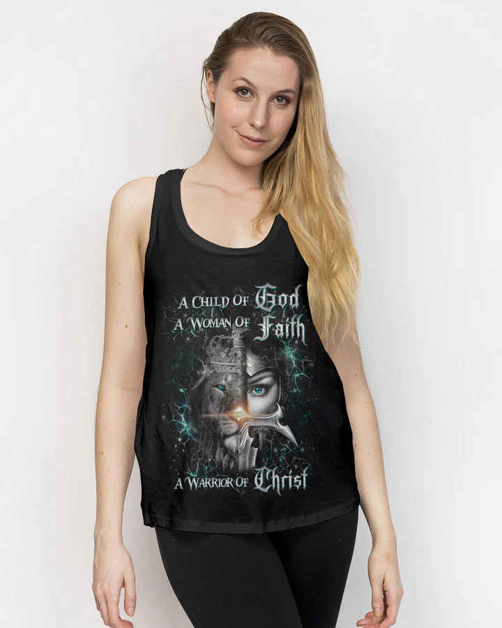 A Child Of God A Woman Of Faith - Women's All Over Print Shirt TD118 - Image 15