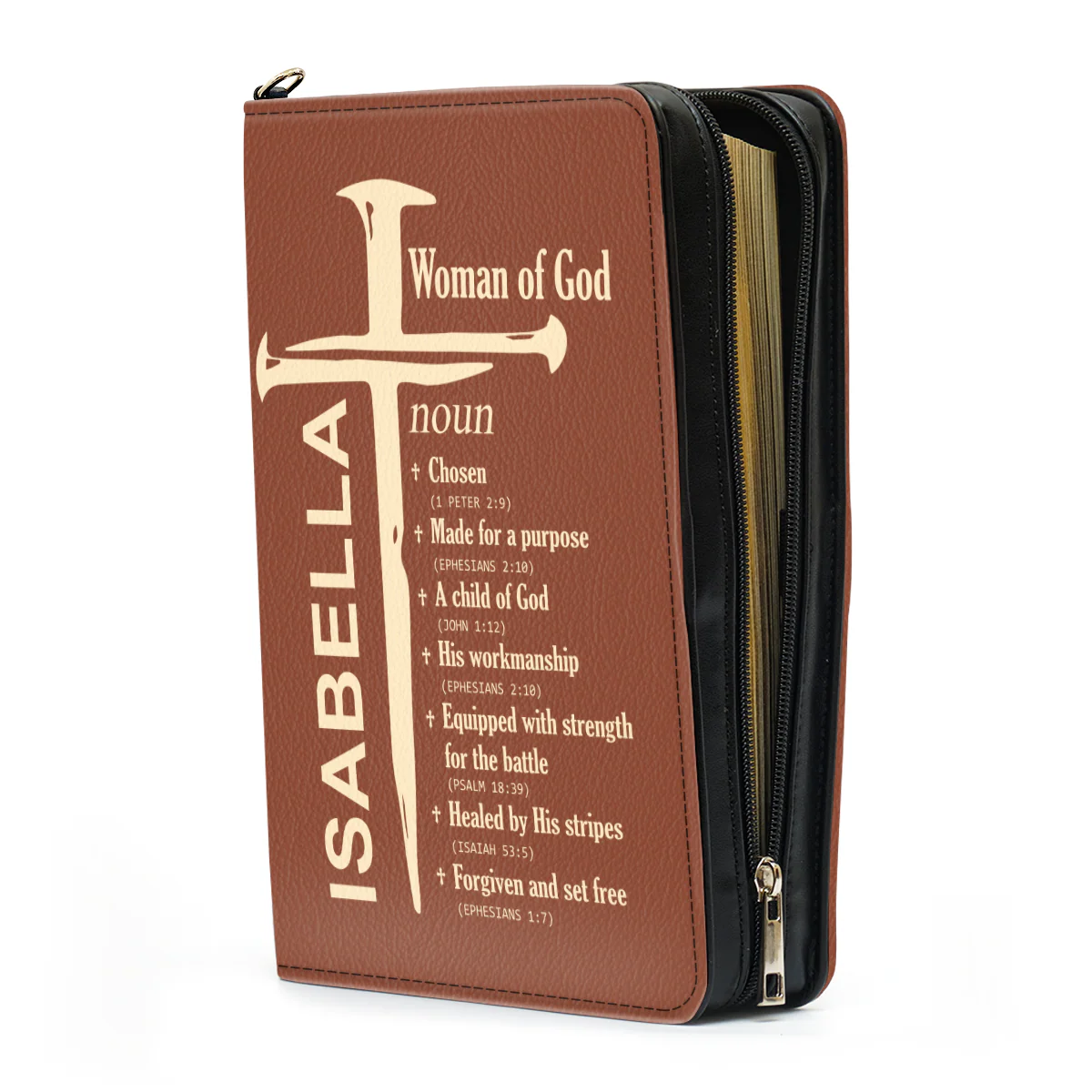 A Child Of God - Personalized Bible Cover TD118 - Image 3