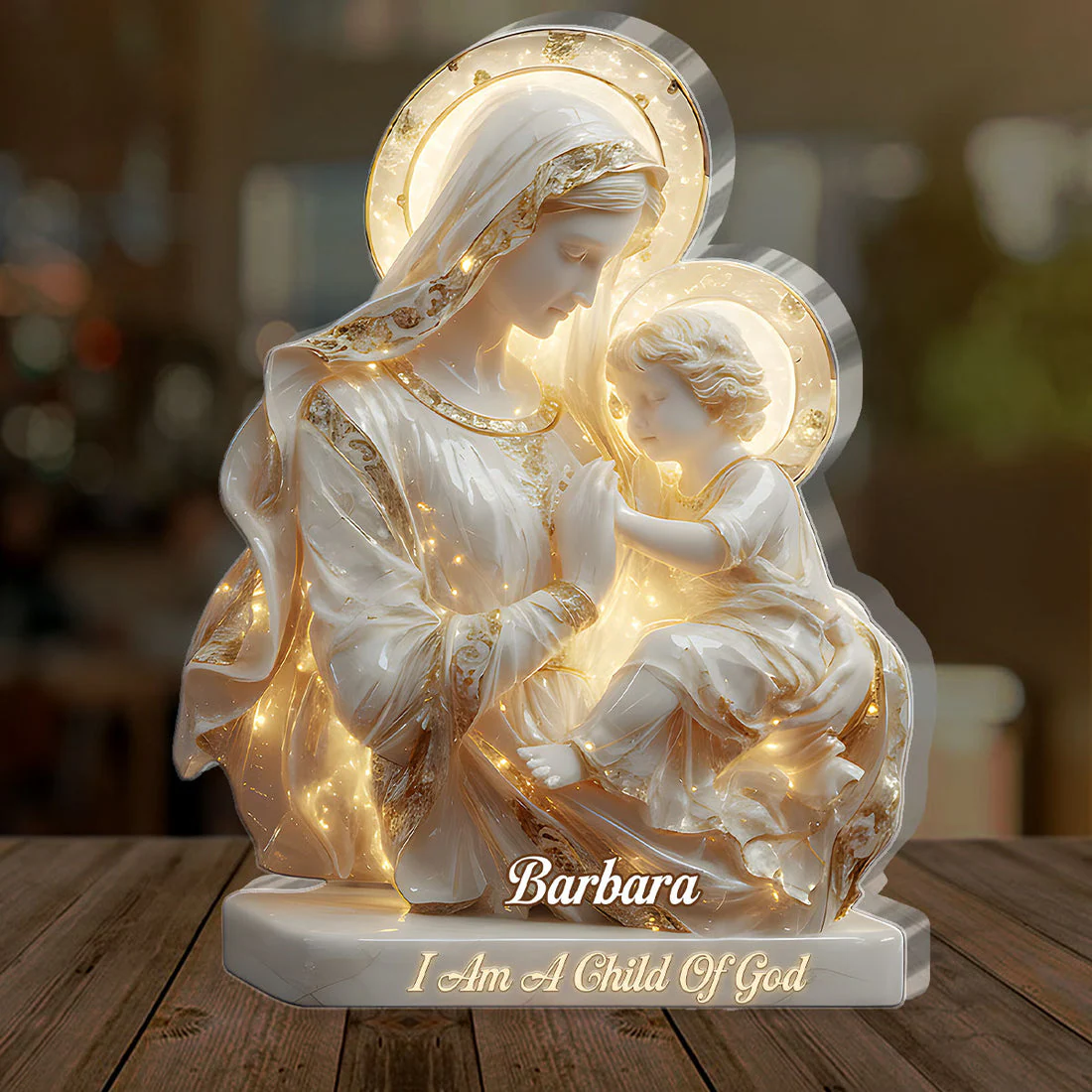 A Child Of God - Personalized Custom Shaped Squared Acrylic Plaque HL128 - Image 3
