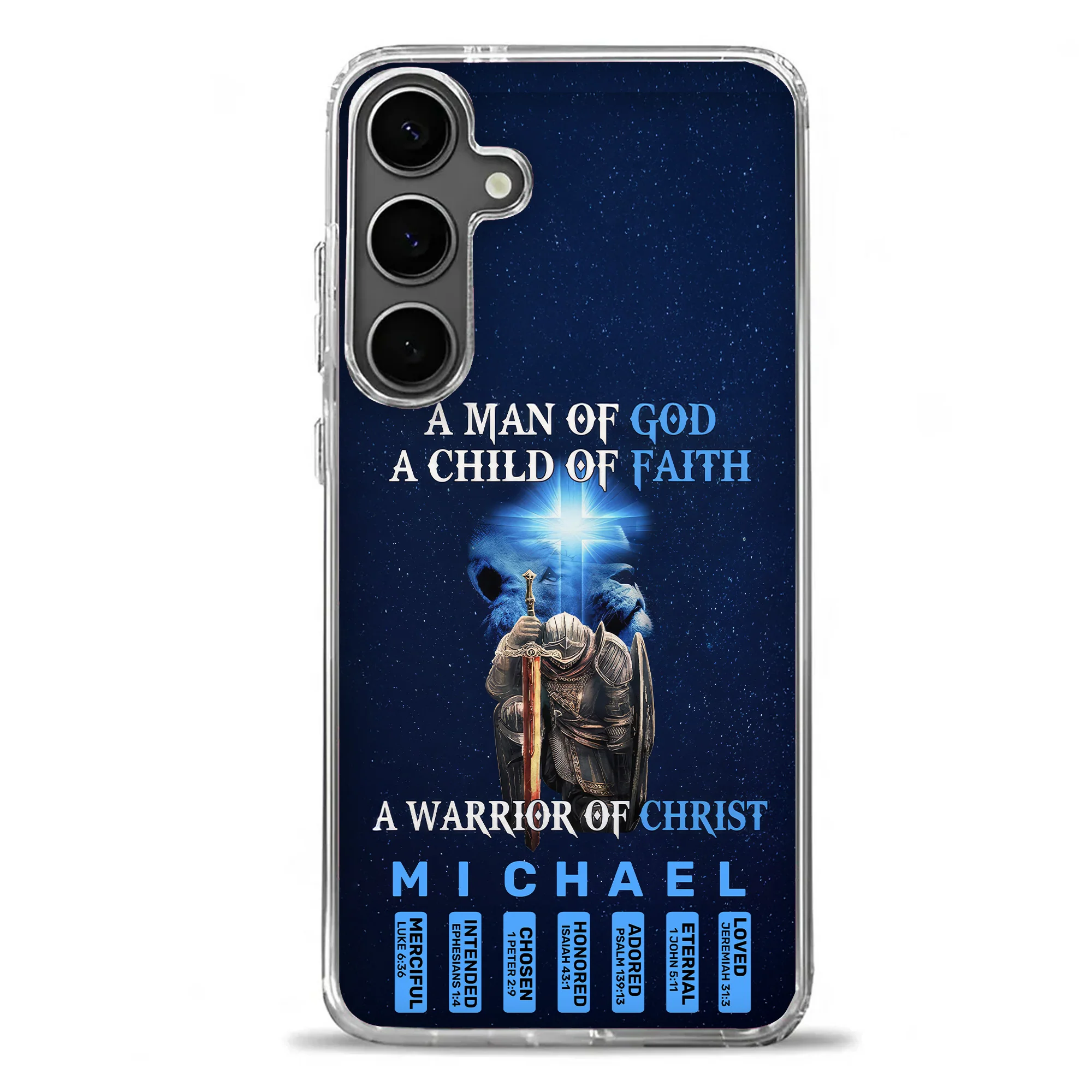 A Man Of God - Personalized Phone Case TD118 - Image 2