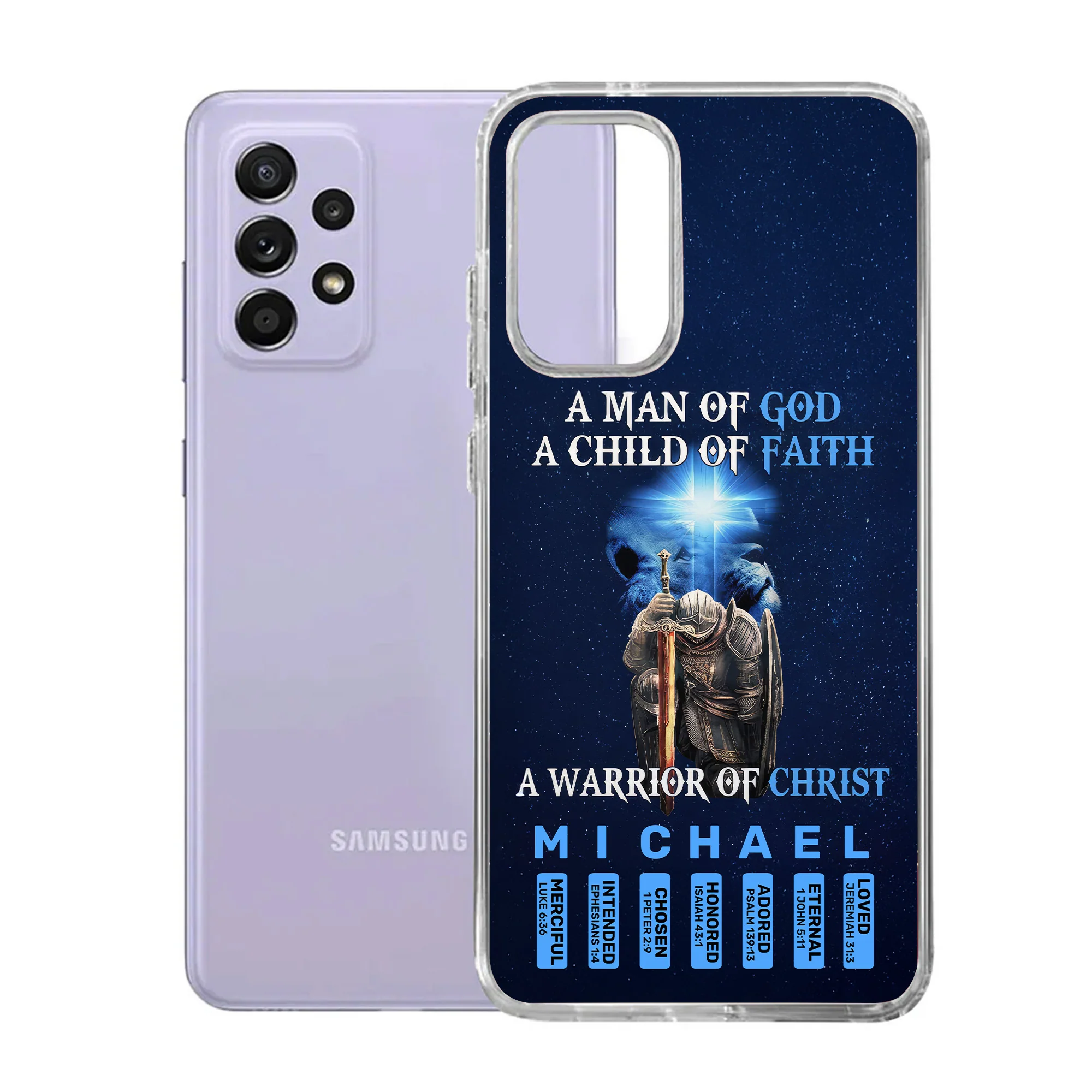 A Man Of God - Personalized Phone Case TD118 - Image 6