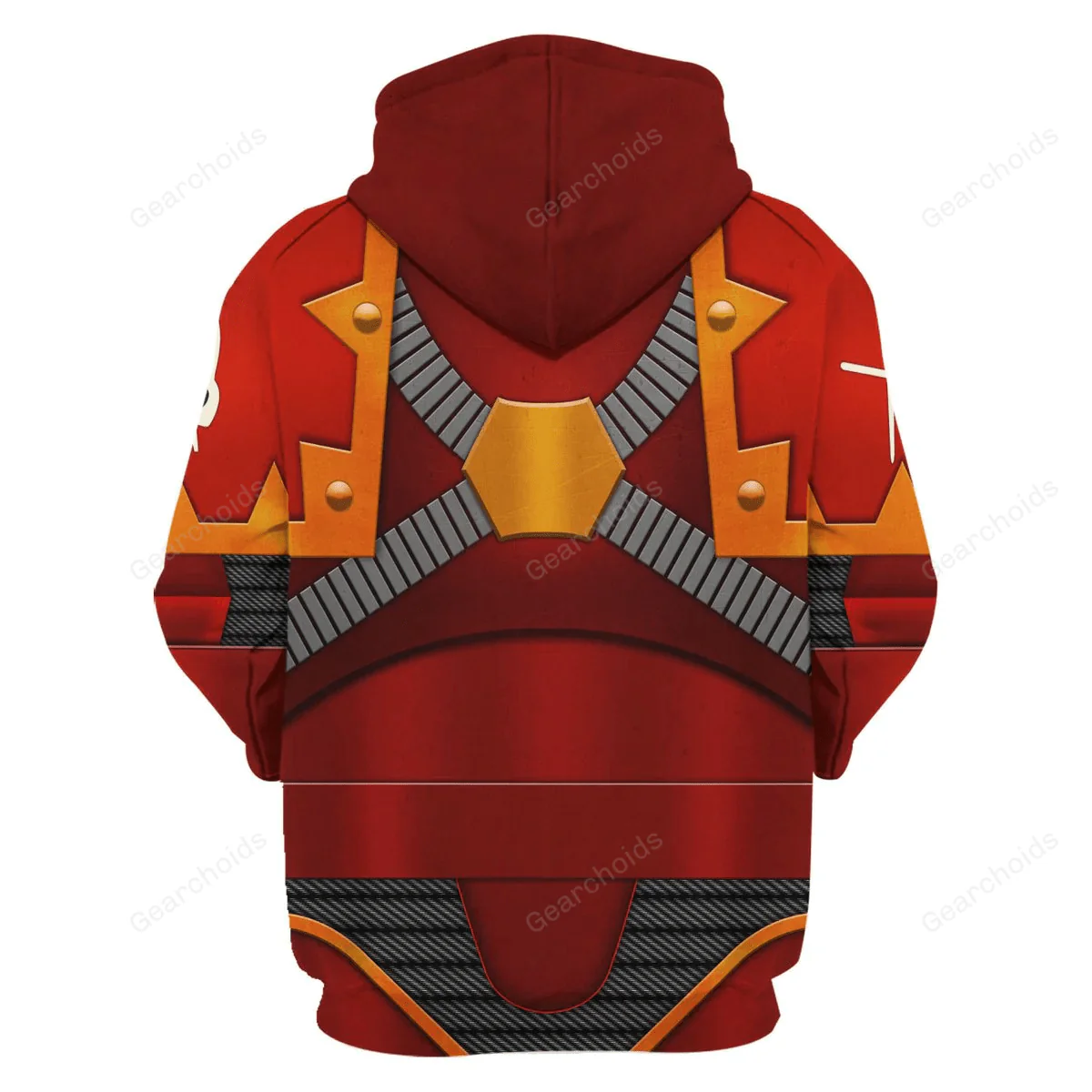 A Member Of The Brazen Beasts Khorne Daemonkin Warband - Costume Cosplay Hoodie Sweatshirt Sweatpants CSWRH103 - Image 4