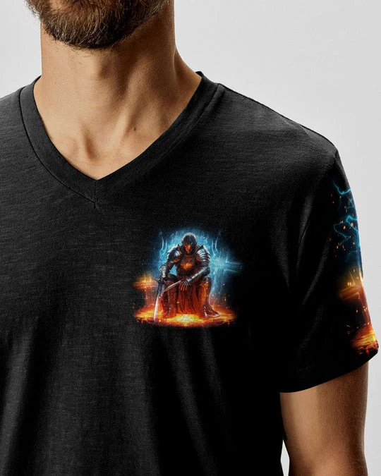 A Warrior Of Christ - Men's All Over Print Shirt - AT407014 - Image 11