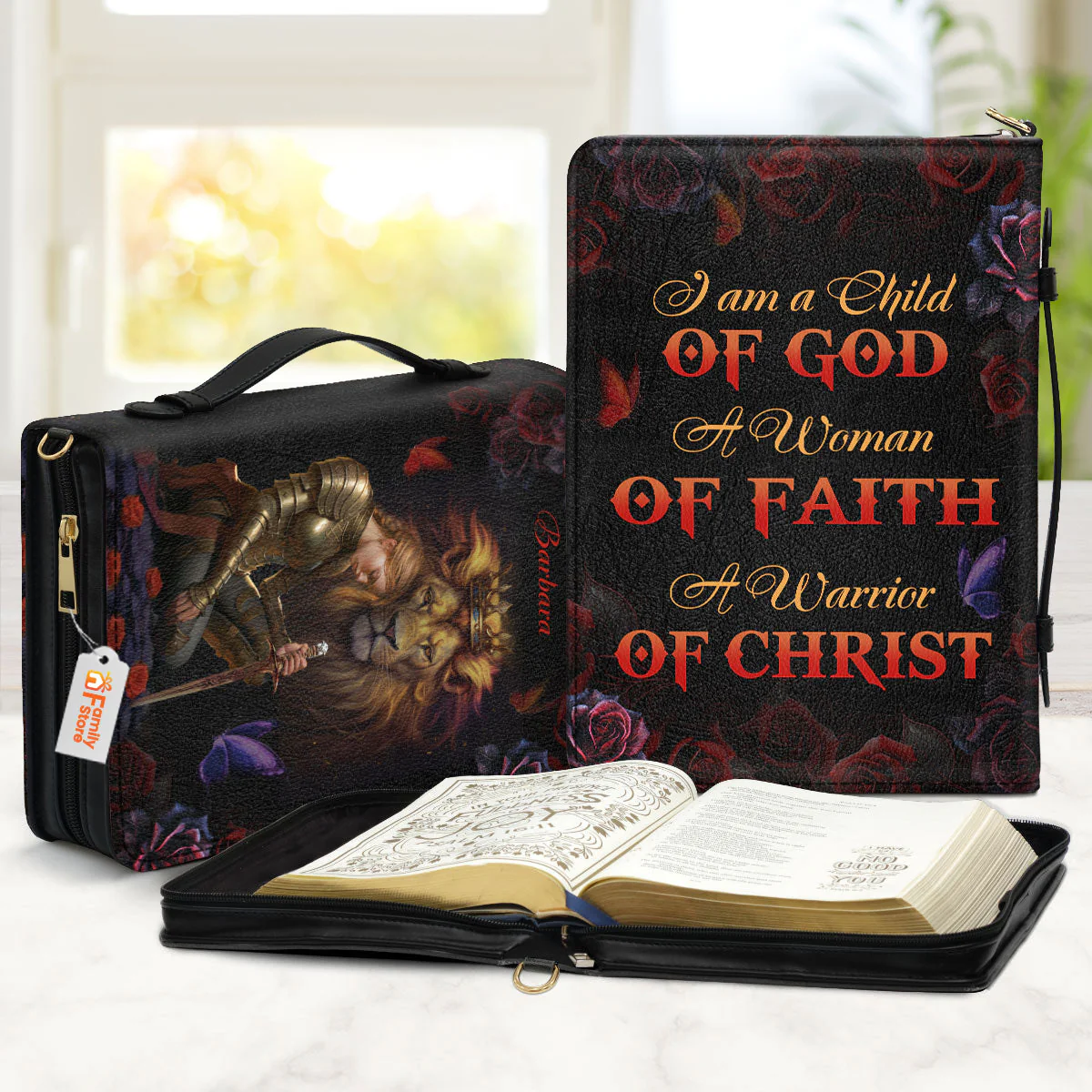 A Woman Of Faith - Thoughtful Gift For Christians - Personalized Bible Covers - AT4080943 - Image 2