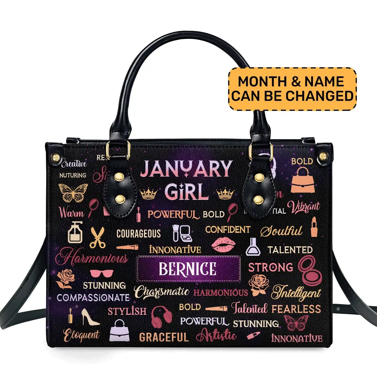 Affirmation Custom Birth Year Girl - Empowerment Gift For Black Women HD95