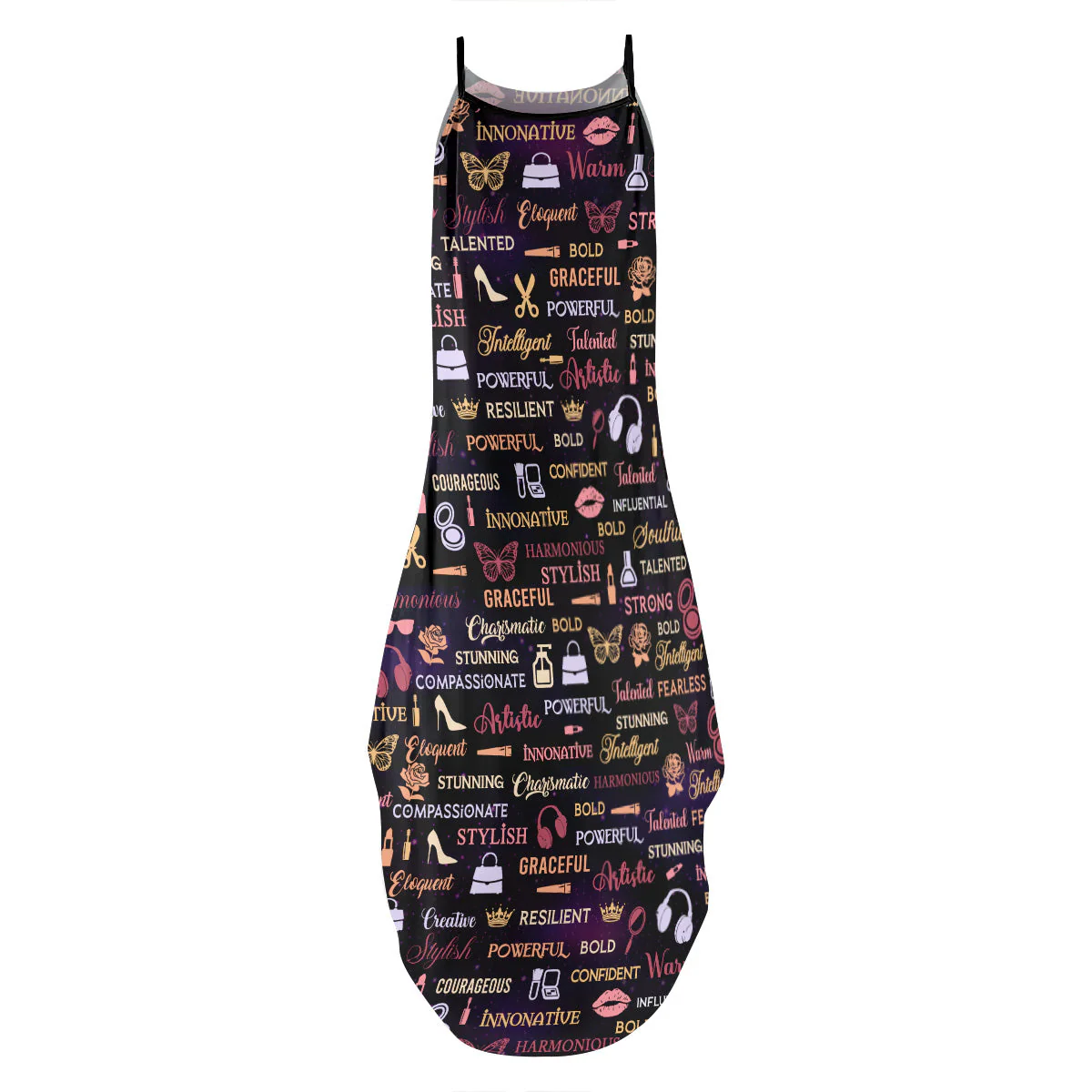Affirmation Month Girl - Personalized Maxi Dress - Birthday Gift For Women HD95 - Image 3