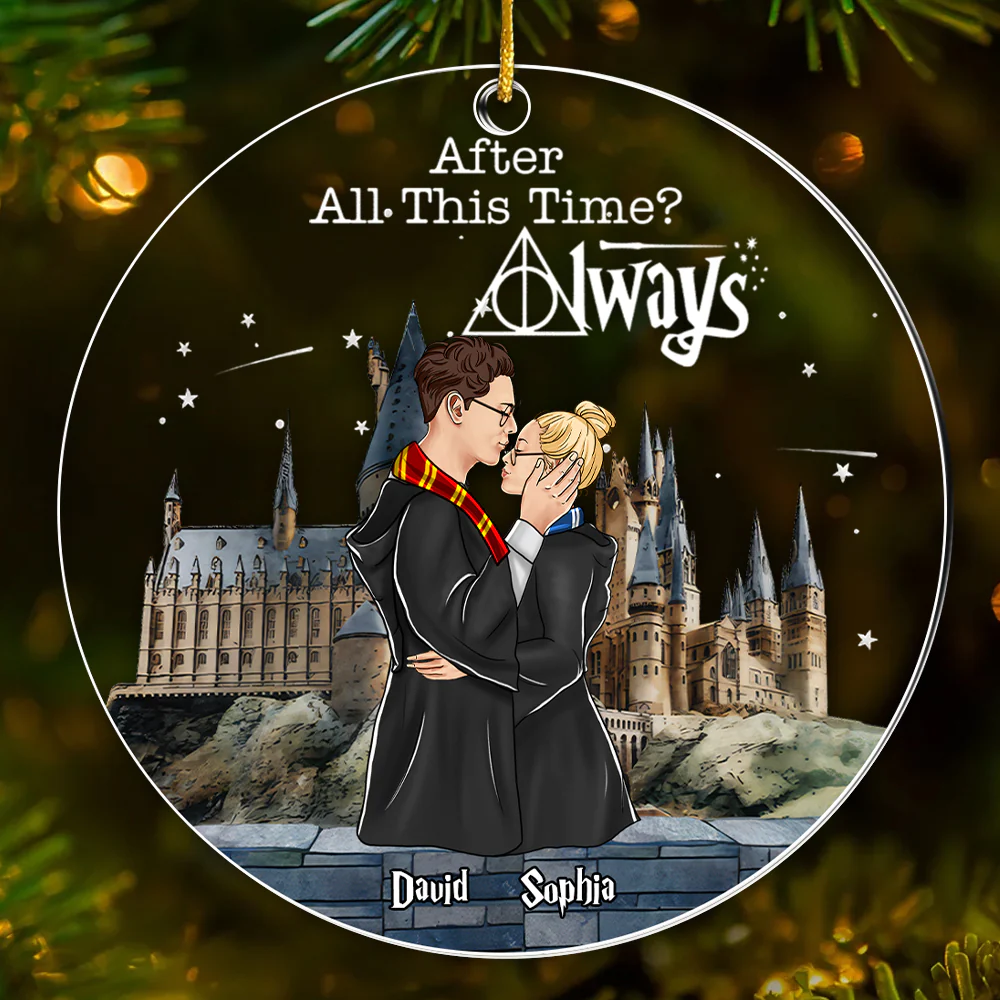 After All This Time? Always - Personalized Acrylic Ornament - Christmas Gift For HaPo Couple, Anniversary | CL20 HH01 - Image 2