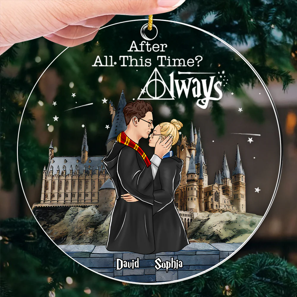 After All This Time? Always - Personalized Acrylic Ornament - Christmas Gift For HaPo Couple, Anniversary | CL20 HH01 - Image 3