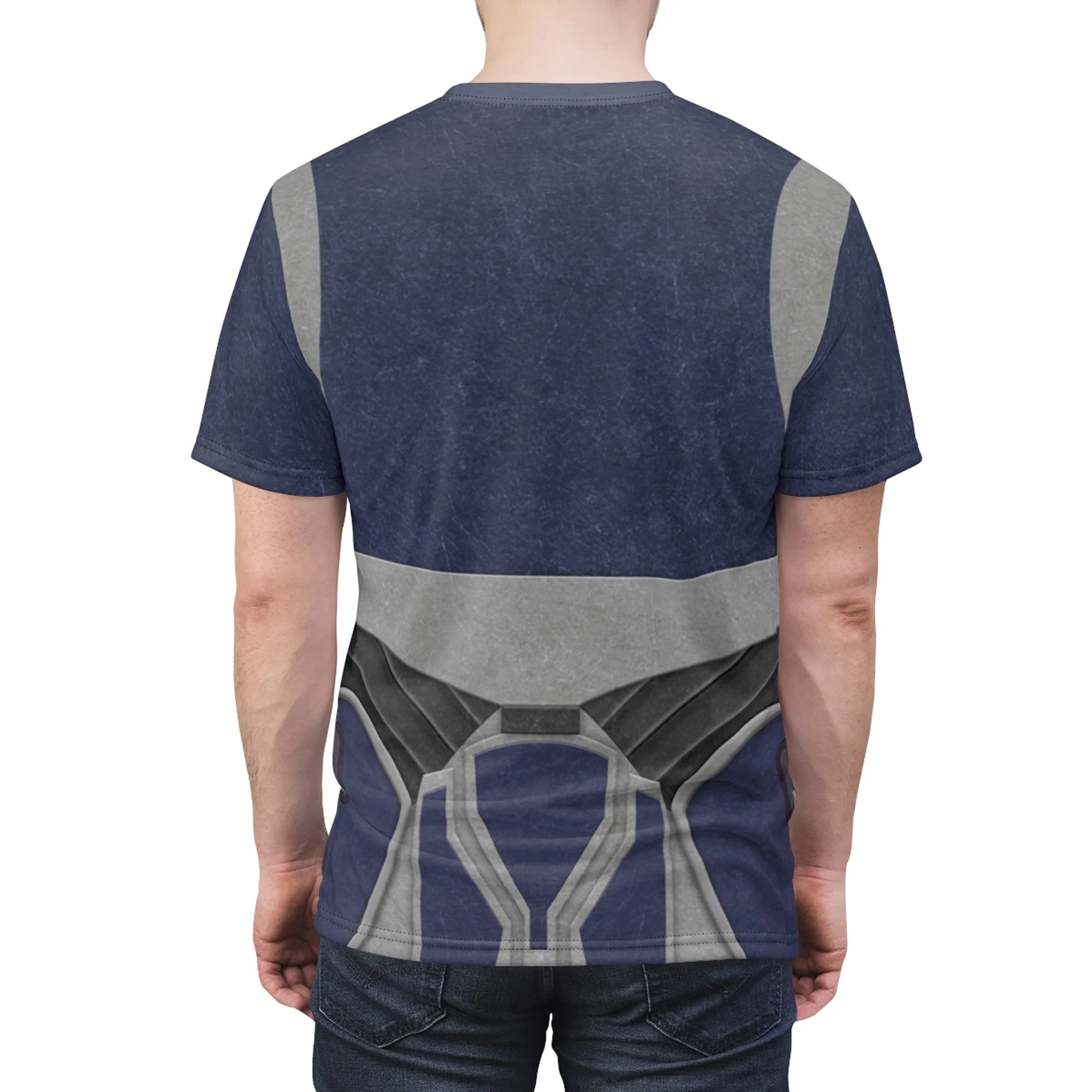 Ahsoka Tano Blue The Clone Wars Costume T-shirt For Men - Image 2
