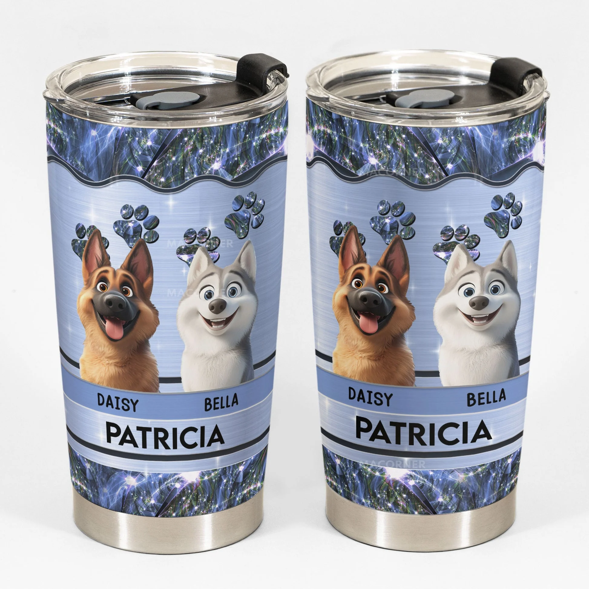 All You Need Is Love And A Dog - Personalized Tumbler Cup - Gift for Pet Owners, Pet Lovers, Dog Mom, Dog Dad | CLP15 NH96 - Image 2