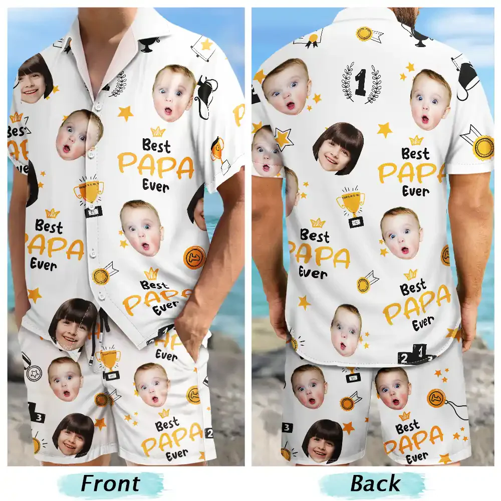 Matching Beach Short & Hawaiian Shirt - Image 2