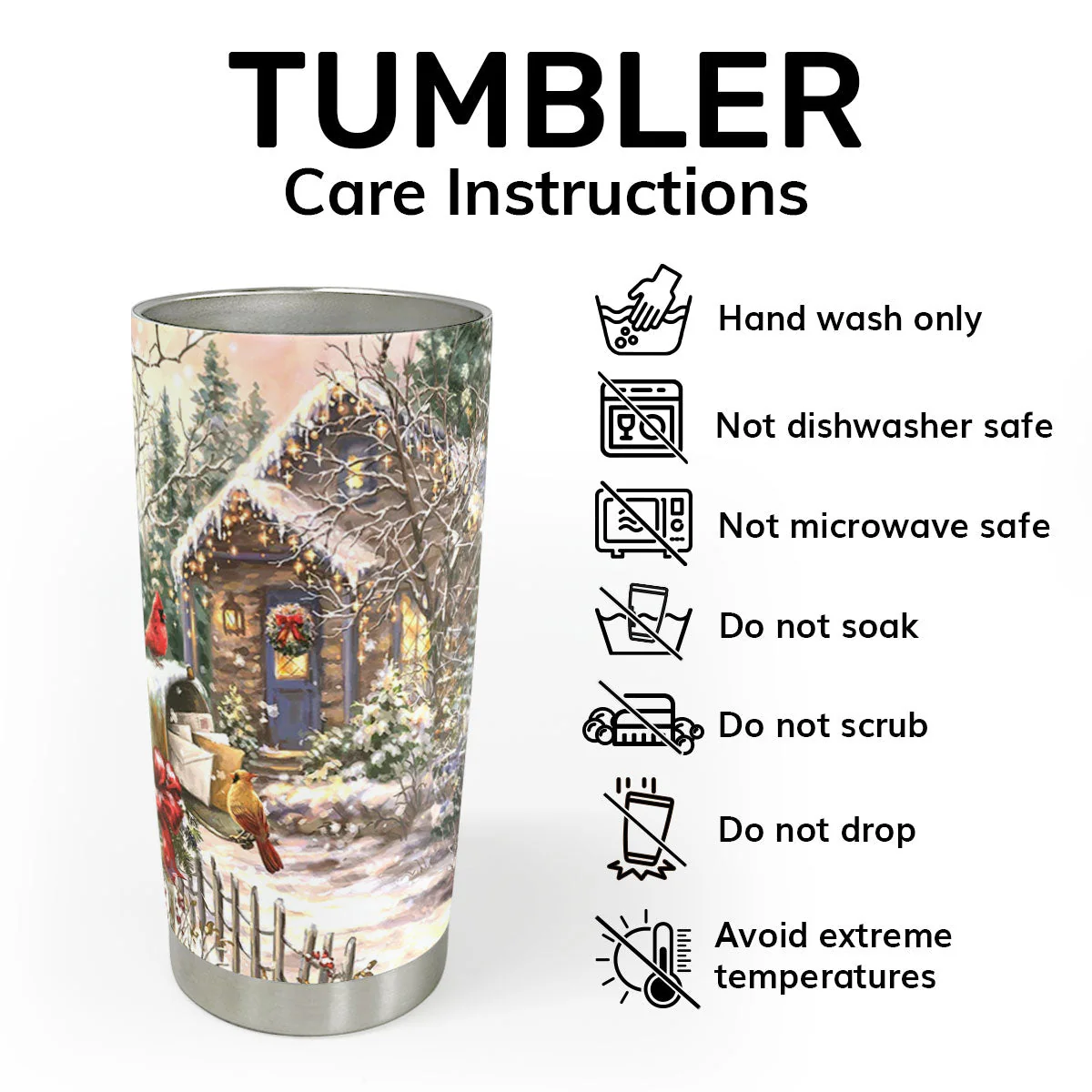 Amazing Grace | Personalized Stainless Steel Tumbler - Image 3