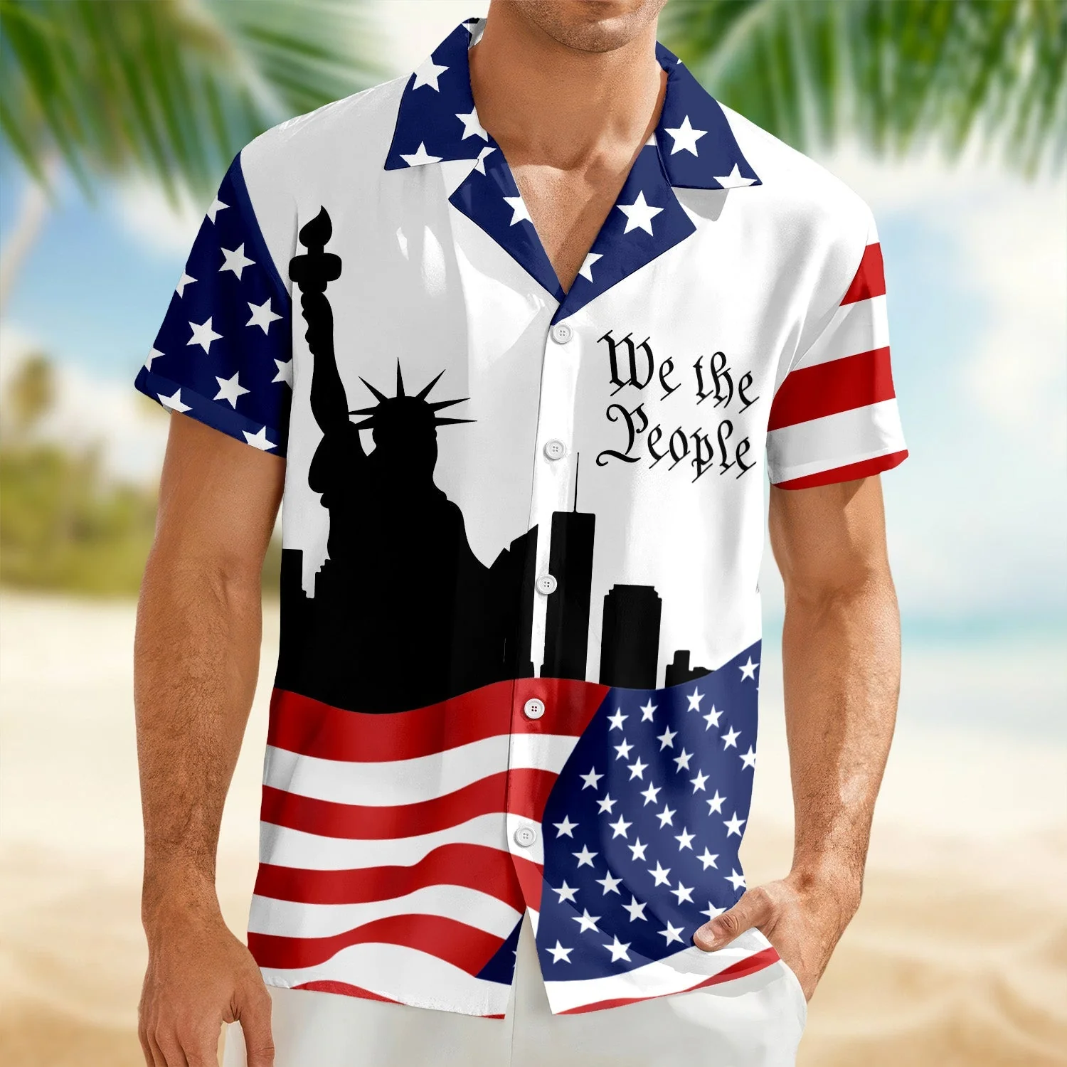 America 250 Years - Personalized Hawaiian Shirt - Gift for Dad, Husband, Grandpa HN02 - Image 4