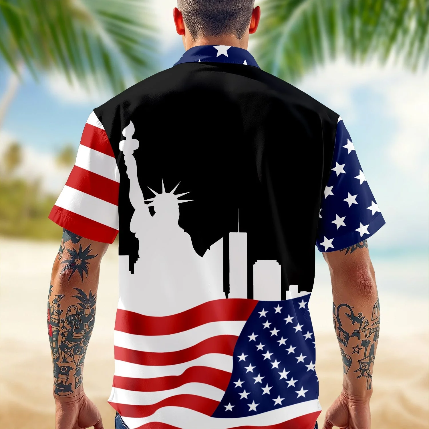 America 250 Years - Personalized Hawaiian Shirt - Gift for Dad, Husband, Grandpa HN02 - Image 7