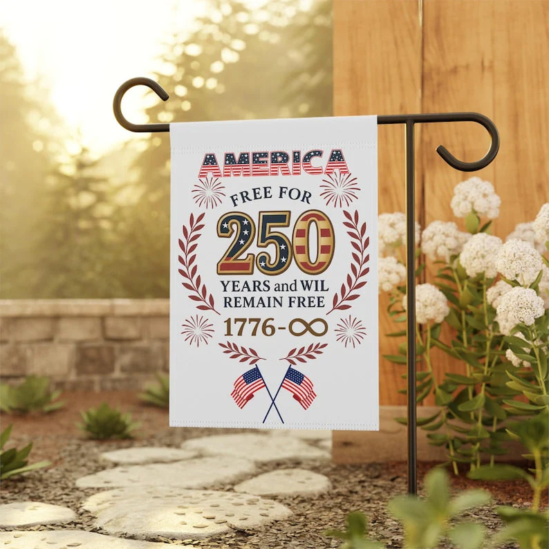 America Free For 250 Years And Will Remain Free Flag - Gift For Patriotic, Veterans | HN02 - Image 3