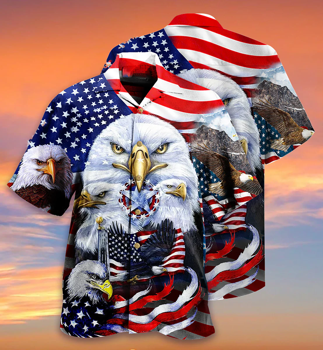 America Proud Happy Day Hawaiian Shirt - Image 2