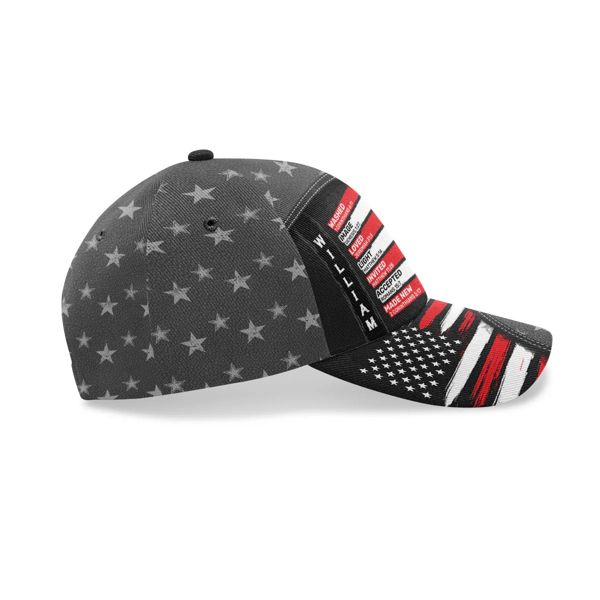 America Team Custom Letter Names - Personalized Classic Cap - Gift For Him - Image 4
