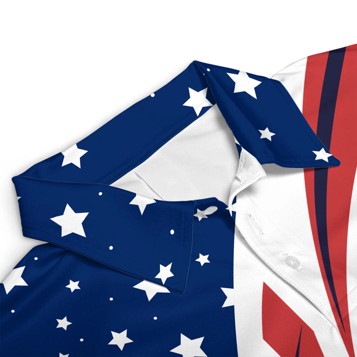 American Flag Christian Freedom Patriotic - Personalized Polo Shirt - Gift for Him - Image 4