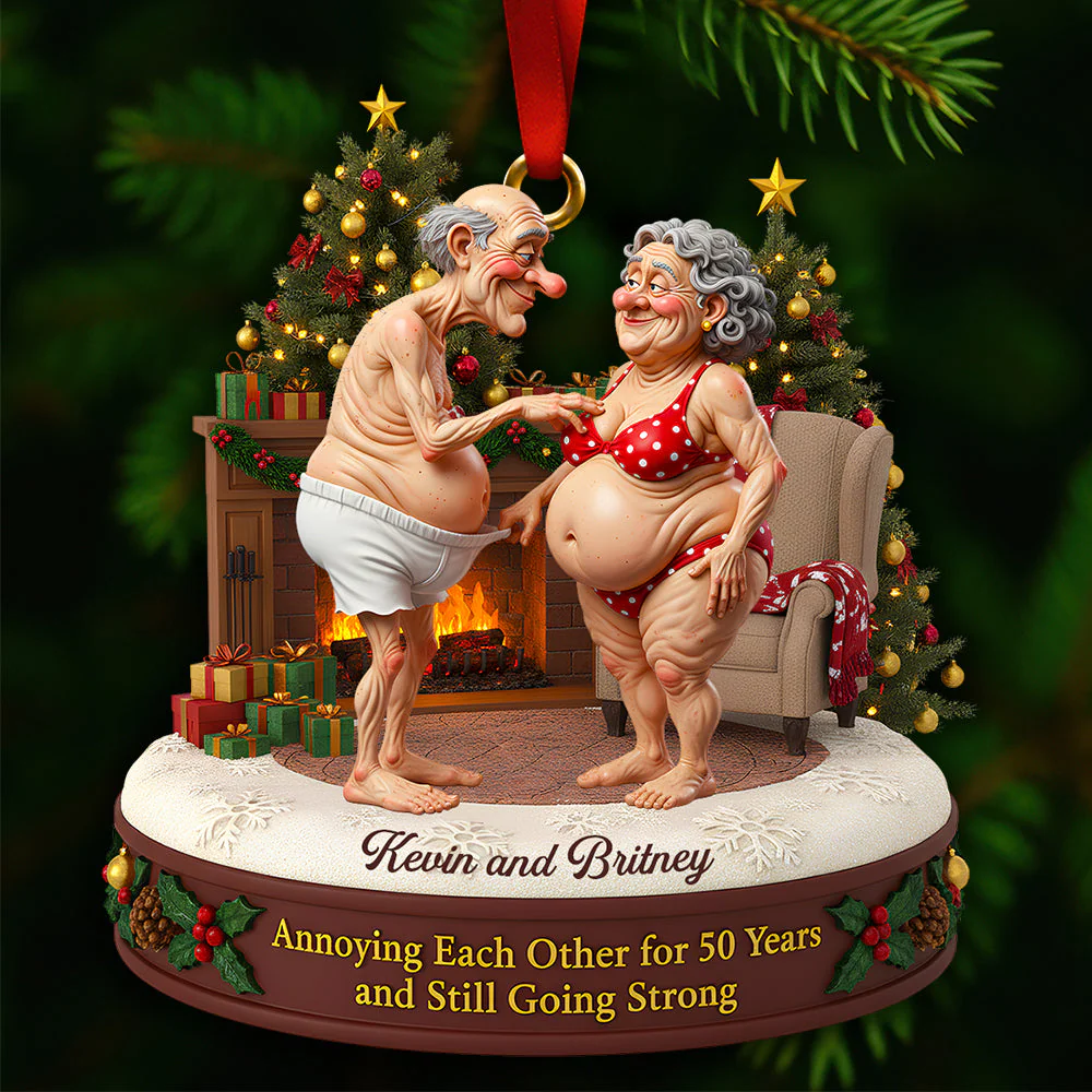 Annoying Each Other For 50 Years And Still Going Strong - Personalized Acrylic Ornament - Christmas Gift For Couple HH01