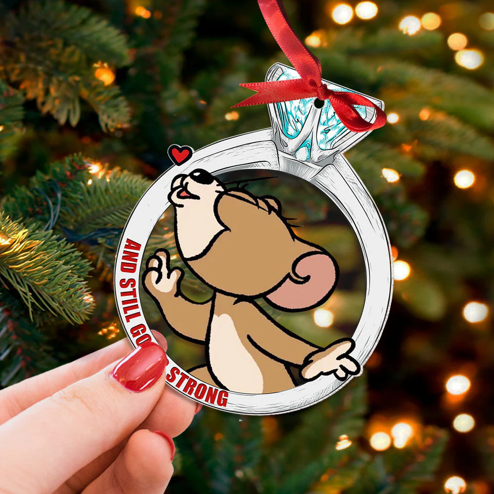 Annoying Each Other For Many Years - Engagement, Wedding, Marriage Gift - Personalized Acrylic Ornament NH96 - Image 5