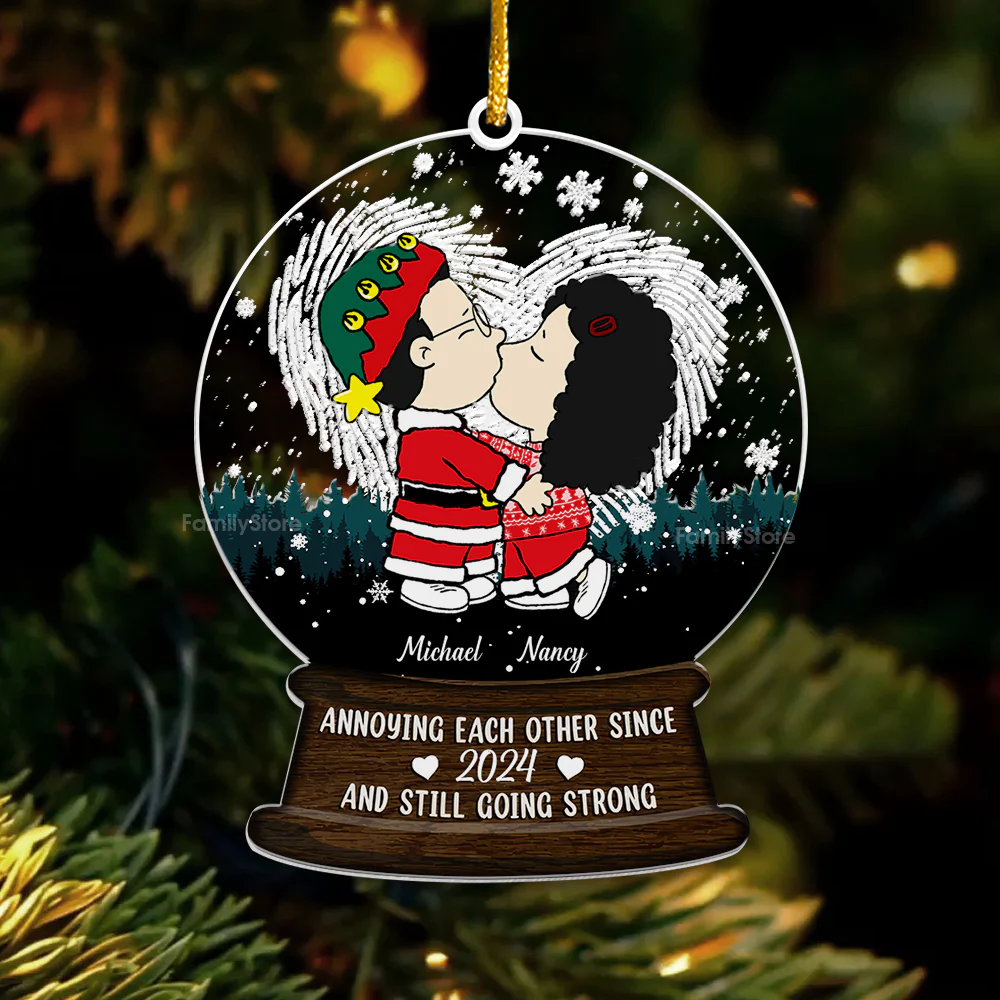 Annoying Each Other Since - Personalized Acrylic Ornament - Gift For Couple, Anniversary - CL45 NA94 - Image 3