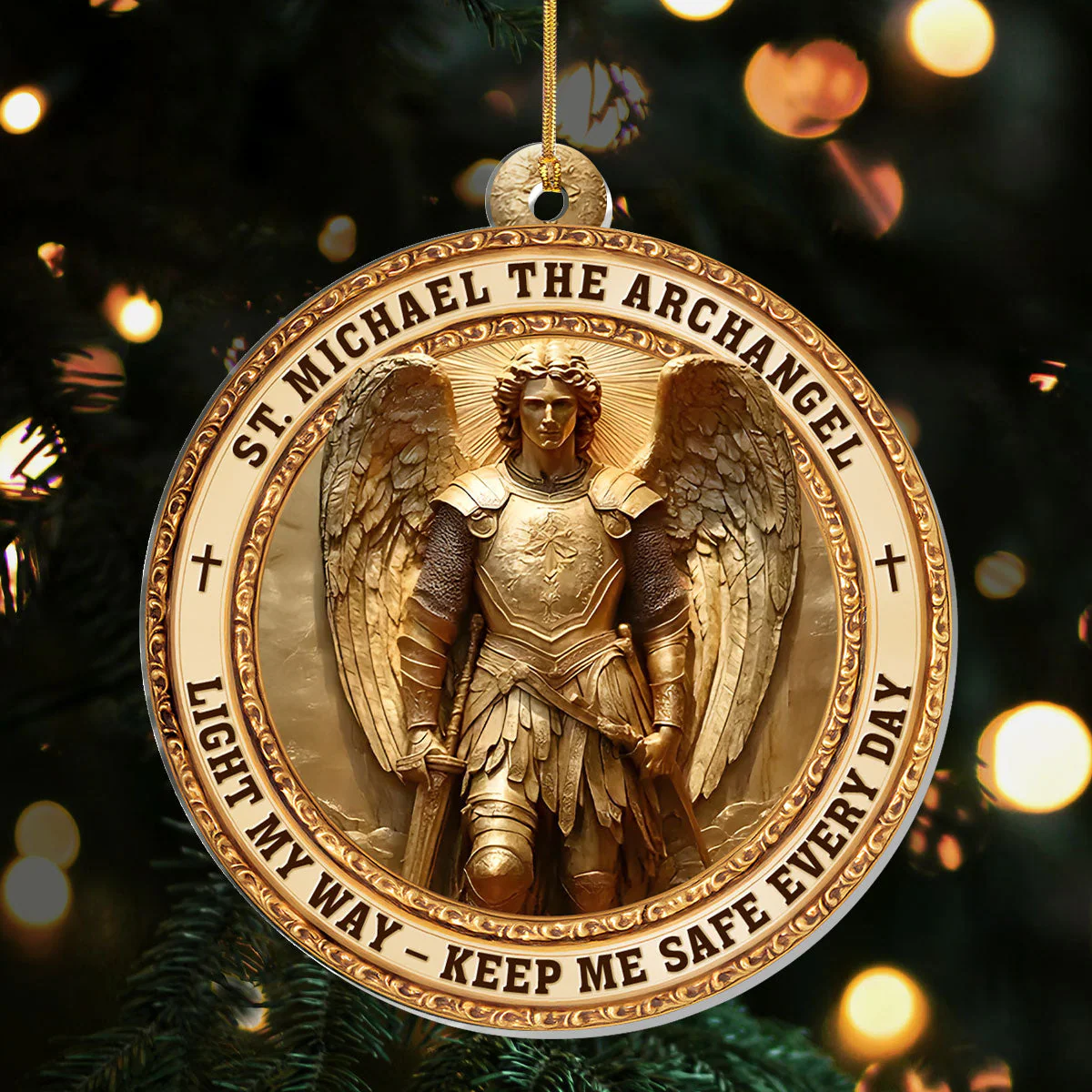 Archangel Michael Heaven’s Guardian - Acrylic Ornament TD118