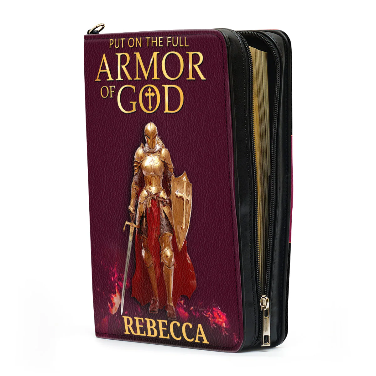 Armor Of God - Personalized Bible Cover - Christian Gifts For Women TD118 - Image 3