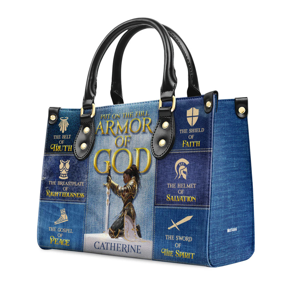 Armor Of God - Personalized Christian Leather Purse - Religious Gift For Women HD95 - Image 5