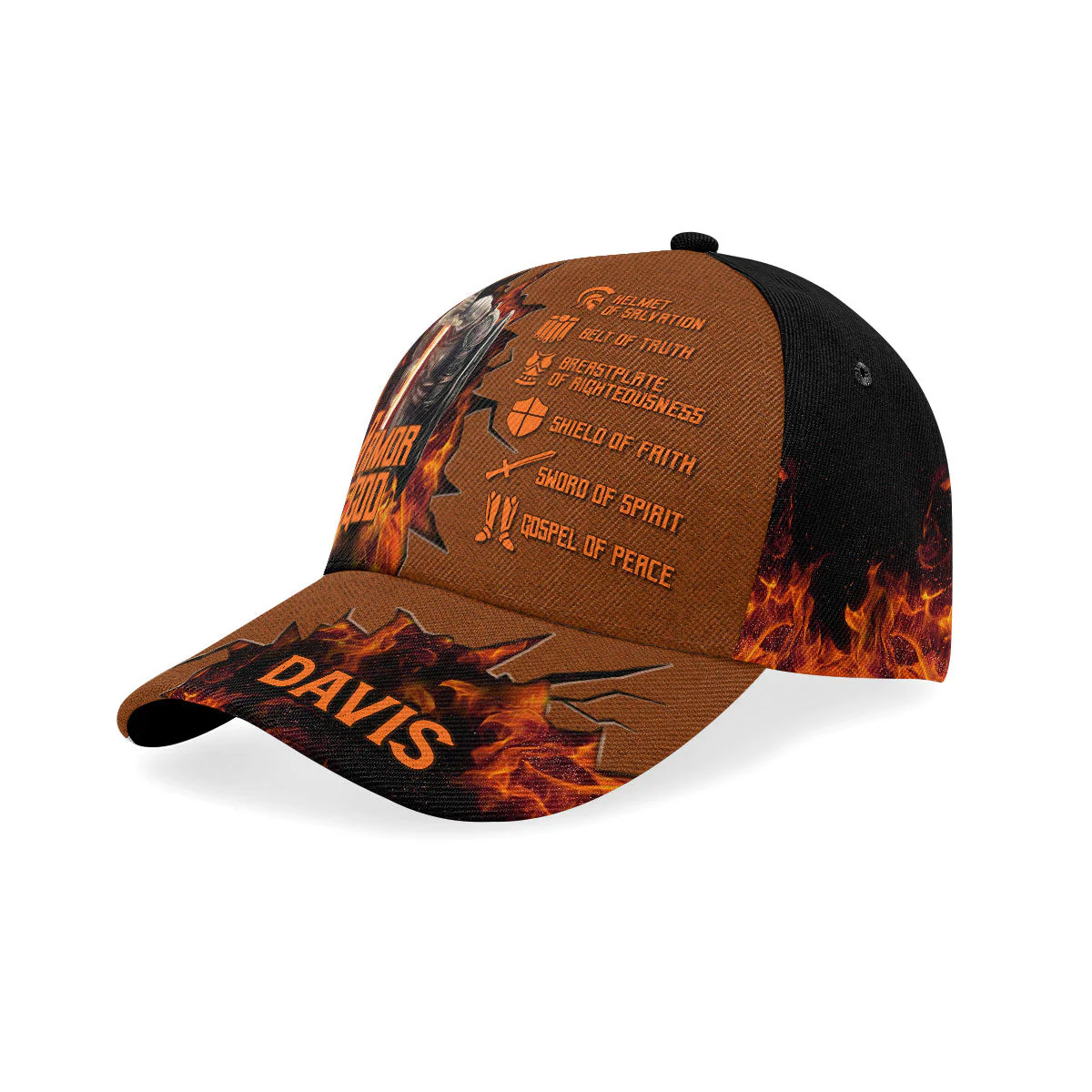 Armor Of God - Personalized Classic Cap - Image 2