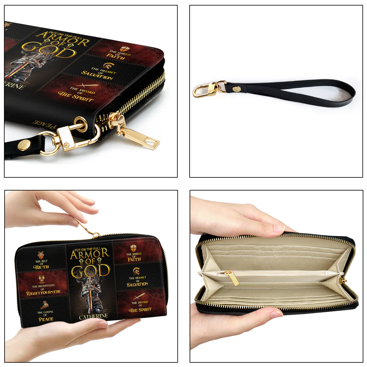 Armor Of God - Personalized Leather Wallet - Image 5
