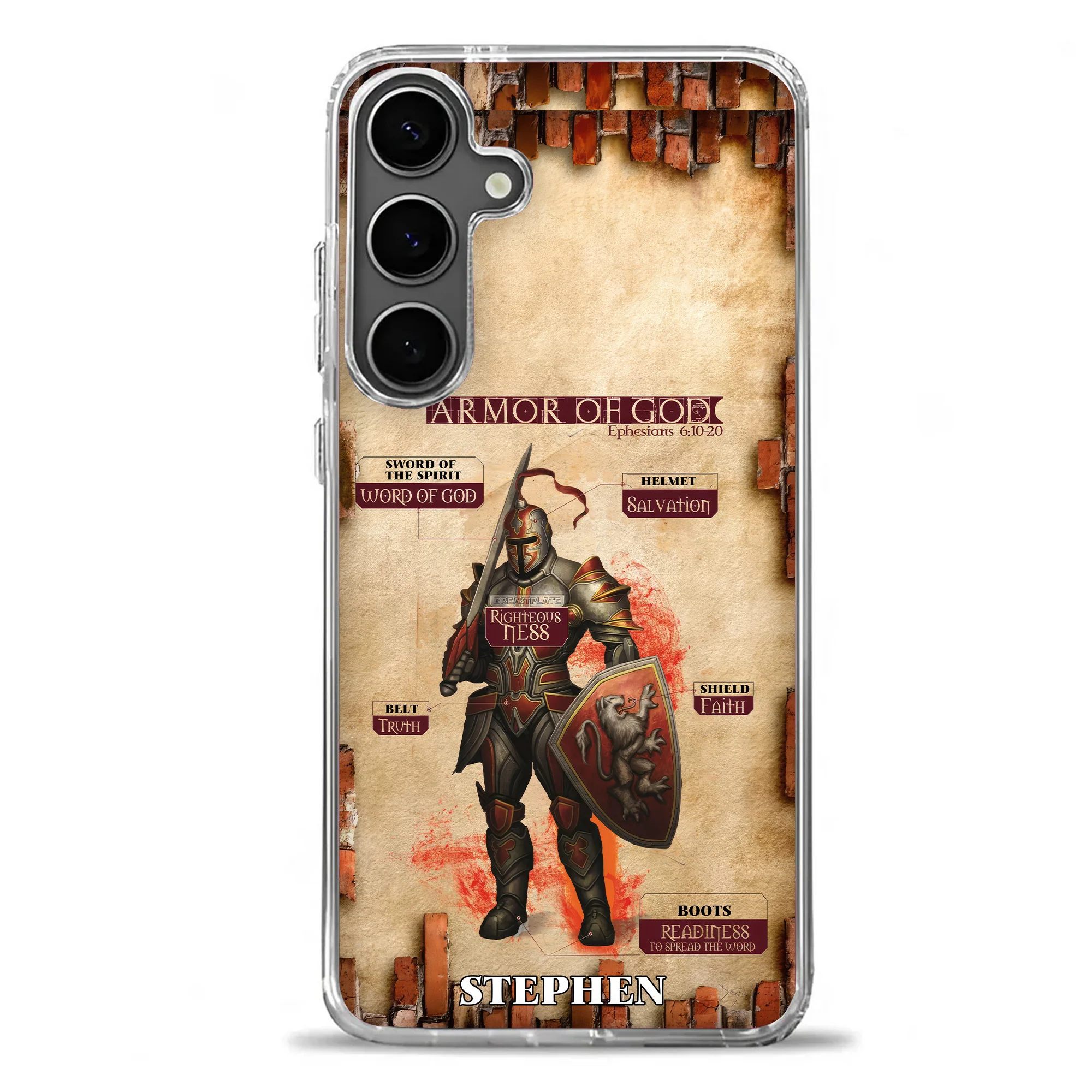Armor Of God - Personalized Phone Case TD118 - Image 2