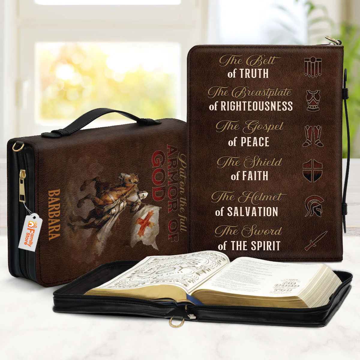 Armor Of God - Scripture Gifts For Women Of God - Personalized Bible Covers - AT4081246 - Image 2