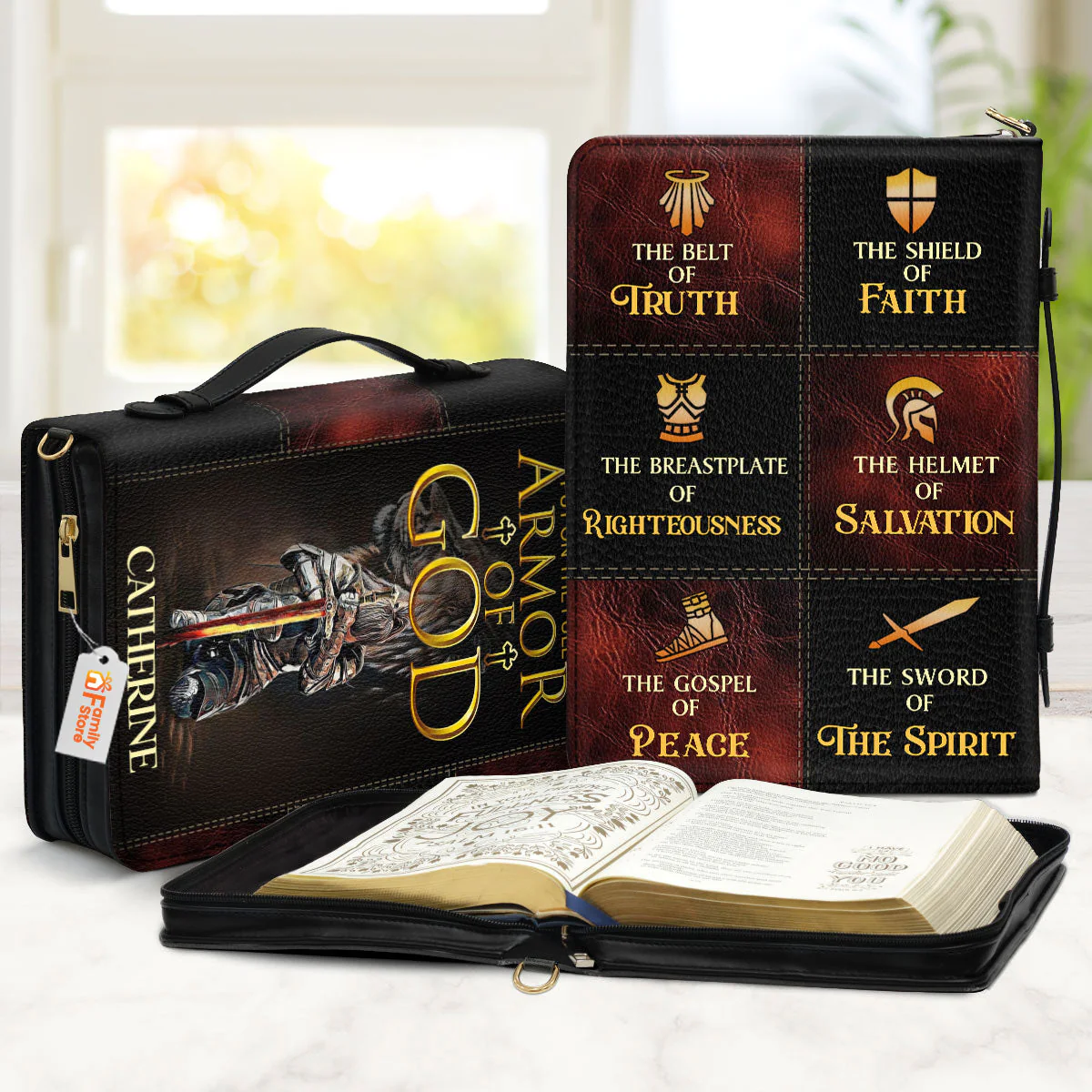 Armor Of God - Thoughtful Gift For Christians - Personalized Bible Covers - AT4080602 - Image 2