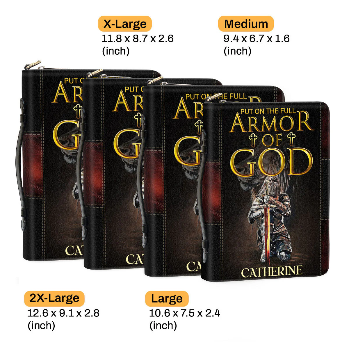 Armor Of God - Thoughtful Gift For Christians - Personalized Bible Covers - AT4080602 - Image 6
