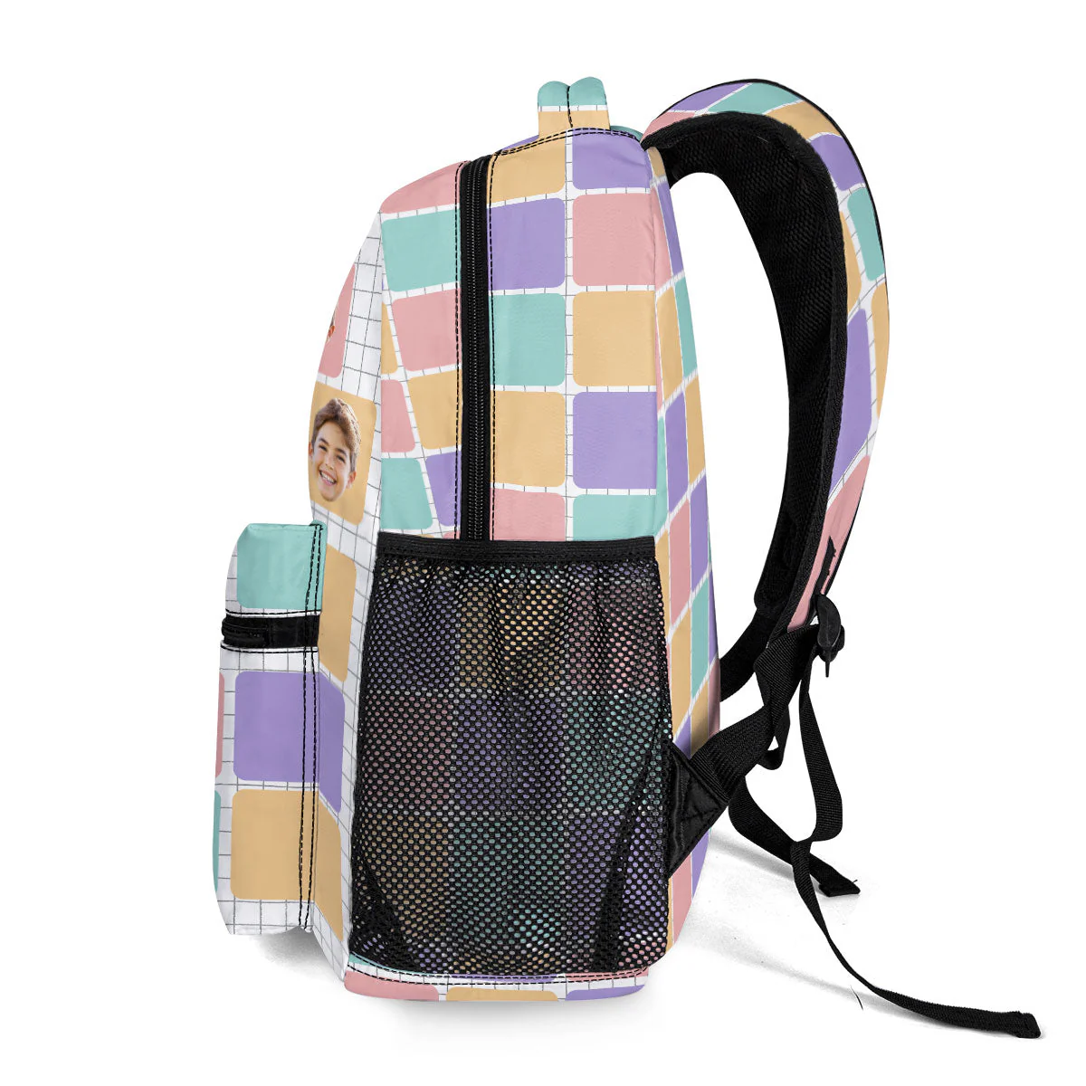 Back To School Custom Photo - Personalized Backpack - Gift For Kids TD118 - Image 3