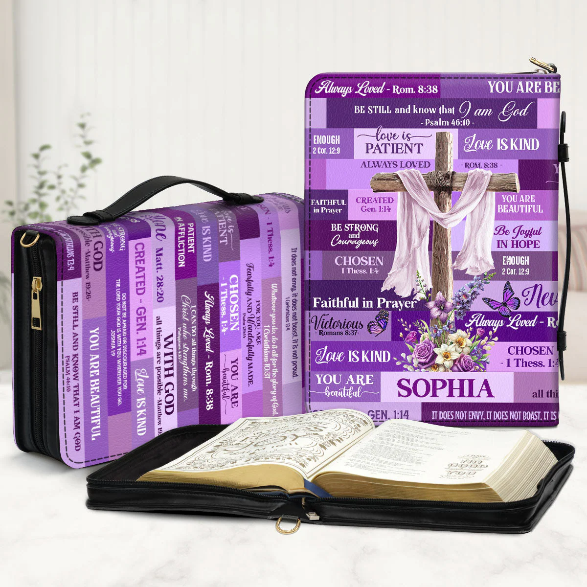 Be Still And Know That I Am God - Personalized Bible Cover