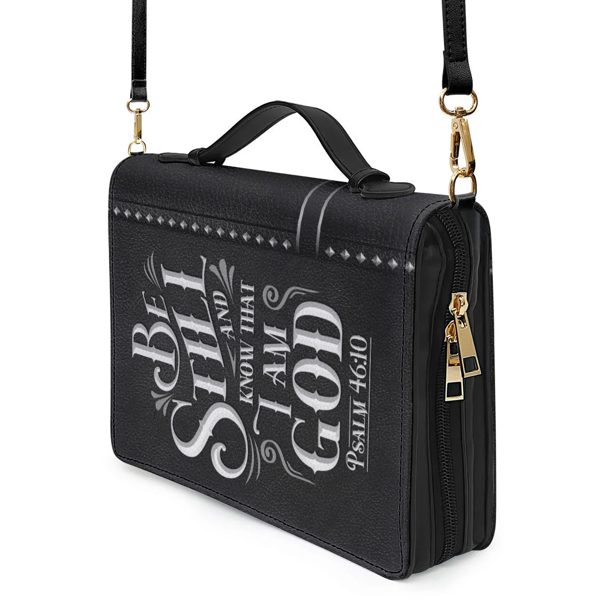 Be Still And Know That I Am God - Scripture Gifts For Women Of God - Personalized Bible Covers - AT4082402 - Image 5